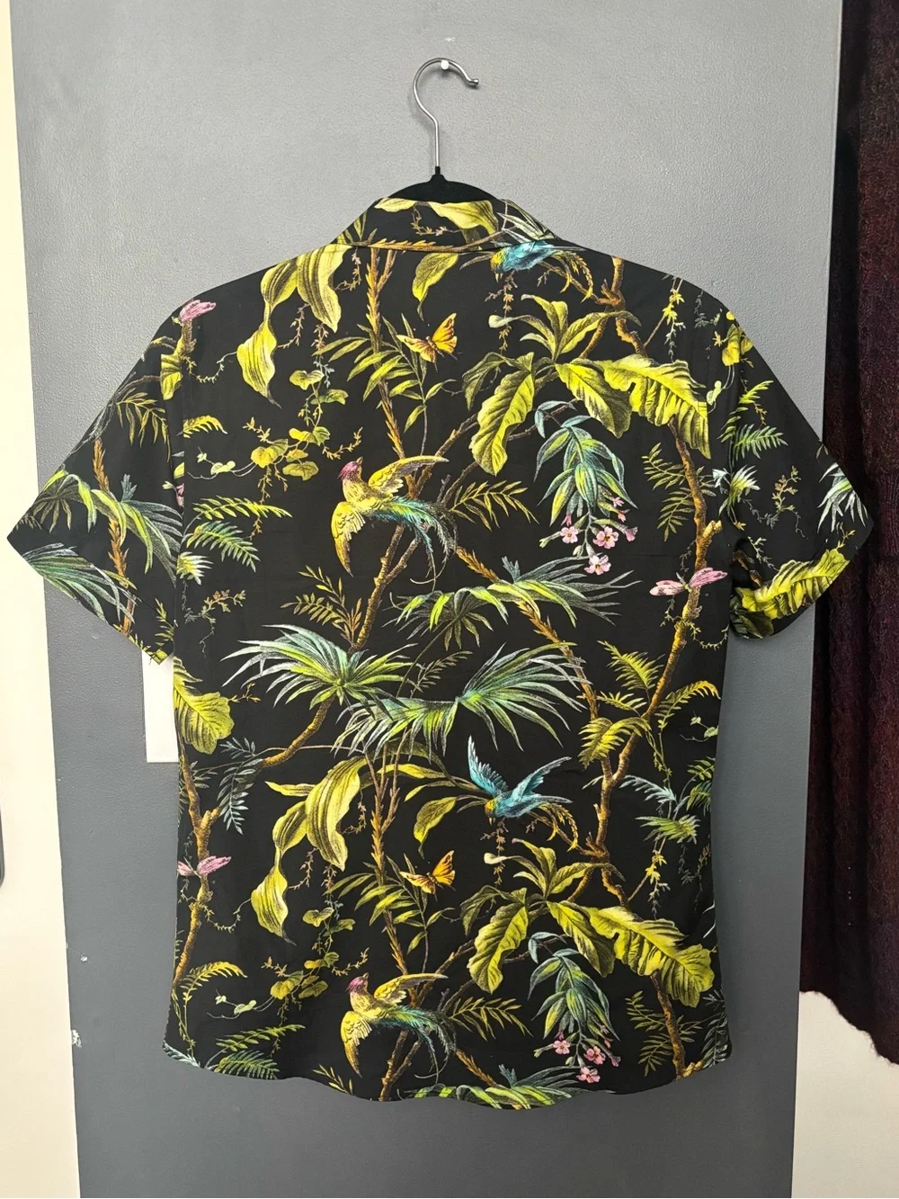 GUCCI Printed Cotton Short Sleeve Duke Shirt Made in Italy